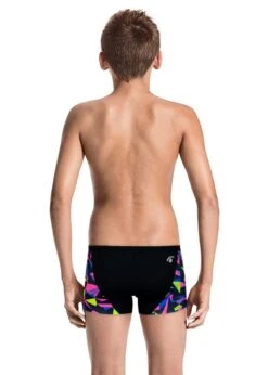 Jaked Boy's Diamonds Aqua Shorts - Black -Swim Equipment Shop jcasu12001 010 2 1 1
