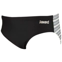 Jaked Boys Love Swim Briefs - Black/Grey
