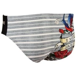 Jaked Boys Love Swim Briefs - Black/Grey -Swim Equipment Shop jcbfu09007 grey back 1 1