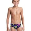 Jaked Boy's Diamonds Briefs - Black -Swim Equipment Shop jcbfu12003 010 3 1