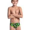 Jaked Boy's Diamonds Briefs - Military Green 2 Jaked Boy's Diamonds Briefs - Military Green -Swim Equipment Shop jcbfu12003 321 1