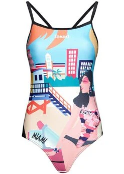 Jaked Girls One Piece Extreme Miami Swimsuit - Pink