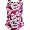 Jaked Girl's Diamonds One Piece Swimsuit - Pink