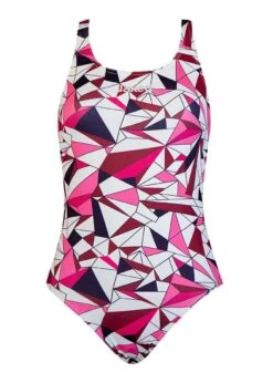 Jaked Girl's Diamonds One Piece Swimsuit - Pink
