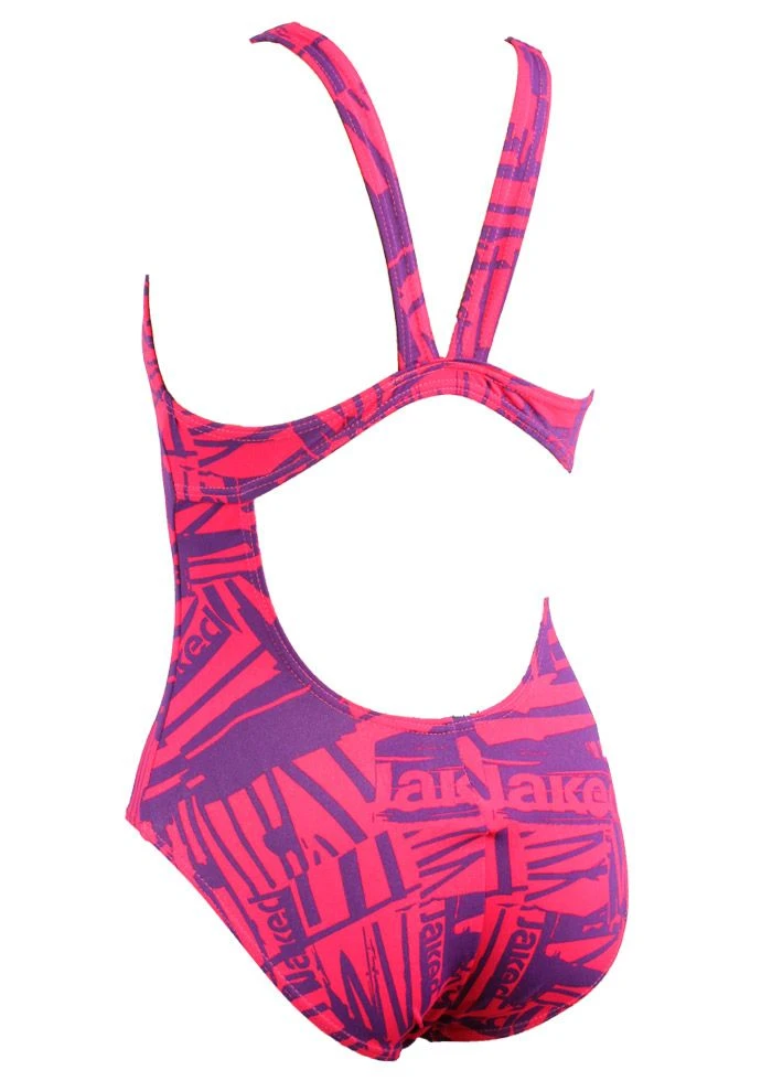 Jaked Girls Zebra Swimsuit - Pink 4 Jaked Girls Zebra Swimsuit - Pink - Image 2