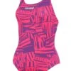 Jaked Girls Zebra Swimsuit - Pink -Swim Equipment Shop jcold10001 512 front 1