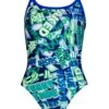 Jaked Girl's Manga Mood One Piece Swimsuit - Green -Swim Equipment Shop jcood 12004 blue1894