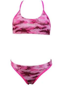 Jaked Girls Pixie Technical Swim Bikini - Pink -Swim Equipment Shop jctbd12001 650 04