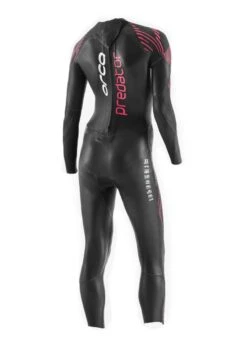 Orca Women's Predator Fullsleeve Tri Wetsuit - Black/ Red -Swim Equipment Shop jvne01 b