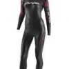 Orca Women's Predator Fullsleeve Tri Wetsuit - Black/ Red -Swim Equipment Shop jvne01 f
