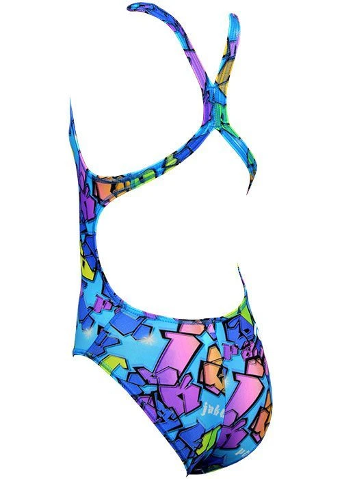 Jaked Girls Spray One Piece Swimsuit - Multi 4 Jaked Girls Spray One Piece Swimsuit - Multi - Image 2