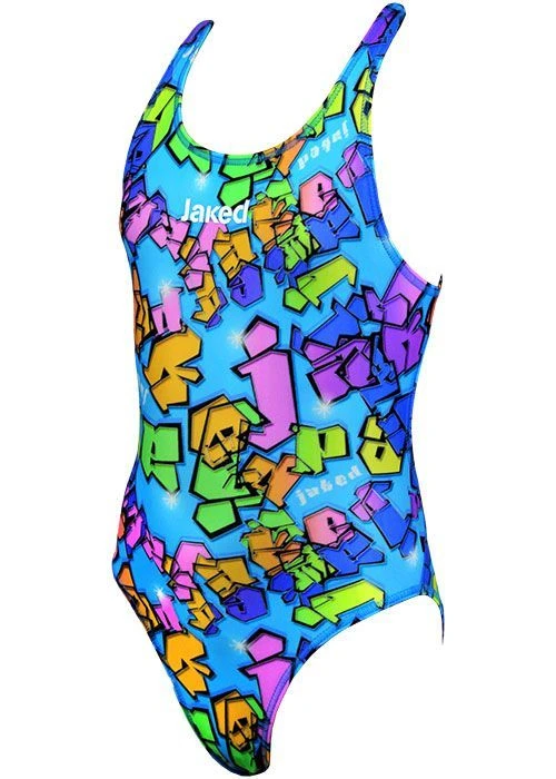 Jaked Girls Spray One Piece Swimsuit - Multi 3 Jaked Girls Spray One Piece Swimsuit - Multi