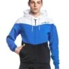 Mad Wave Pro Track Jacket - White / Blue / Black 1 Mad Wave Pro Track Jacket - White / Blue / Black -Swim Equipment Shop m0953 01 03 f model