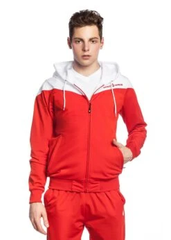 Mad Wave Pro Track Jacket - White / Red