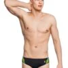 Mad Wave Men's Storm Swim Trunks - Black / Yellow -Swim Equipment Shop m1419 02 5 g7w storm 1