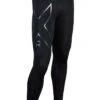 2XU Men's Refresh Recovery Compression Tights - Black / Nero 2 2XU Men's Refresh Recovery Compression Tights - Black / Nero -Swim Equipment Shop ma4419b blk nro front