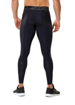 2XU Men's Accelerate Compression Tights - Black/Nero -Swim Equipment Shop ma4476b blk nro 1