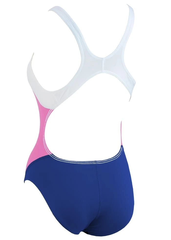 Mad Wave Girls Solution Swimsuit - Blue / Pink 4 Mad Wave Girls Solution Swimsuit - Blue / Pink - Image 2