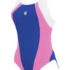 Mad Wave Girls Solution Swimsuit - Blue / Pink -Swim Equipment Shop mad wave solution swimsuits pink blue