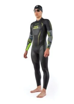 Mad Wave Men's Rapid Wetsuit - Yellow -Swim Equipment Shop mens rapid front