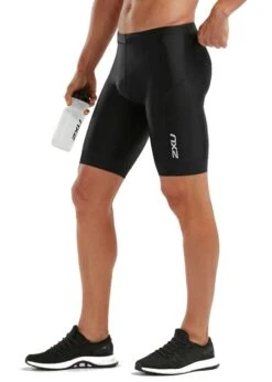2XU Men's Perform 9" Tri Short - Black -Swim Equipment Shop mt5532b blk blk 00 1