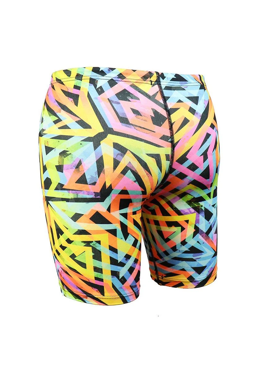Turbo Boy's Geoflu Full Print Jammer- Yellow 4 Turbo Boy's Geoflu Full Print Jammer- Yellow - Image 2