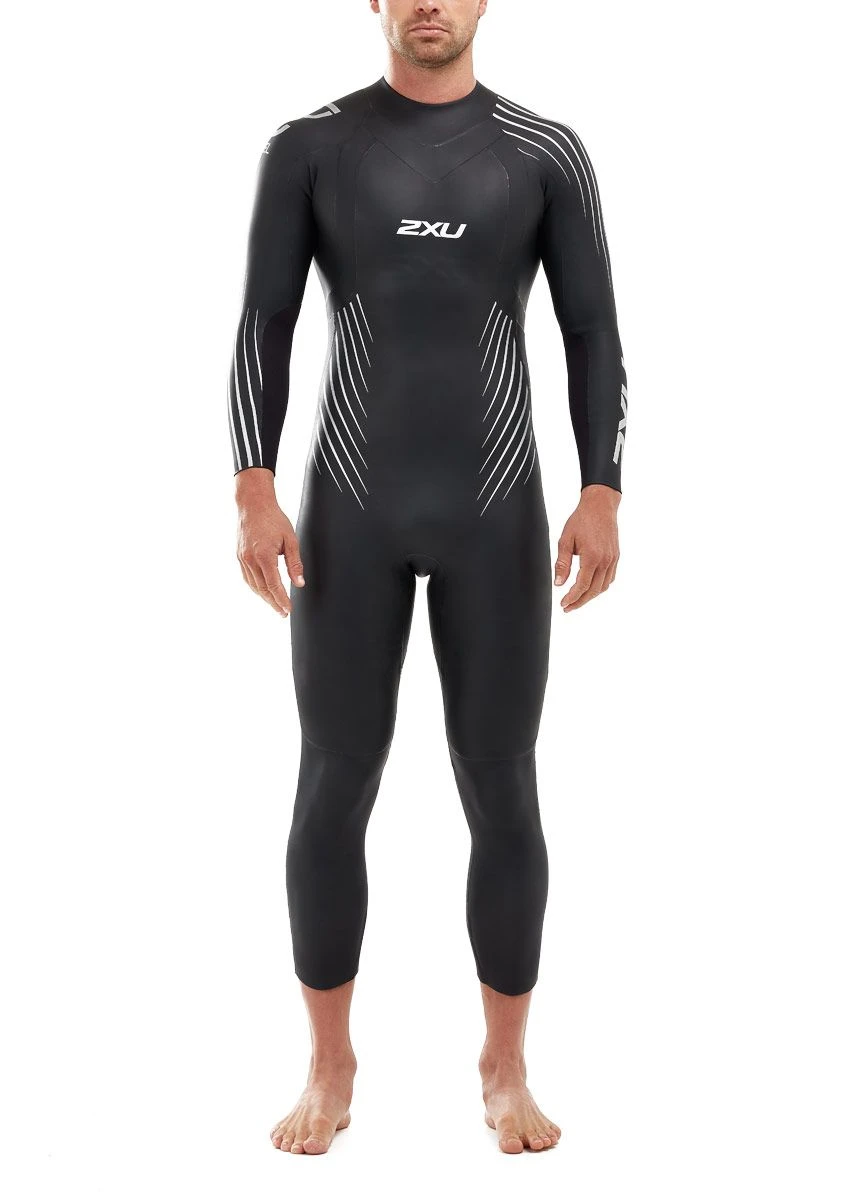 2XU Men's P:1 Propel Wetsuit - Black/Silver Shadow 3 2XU Men's P:1 Propel Wetsuit - Black/Silver Shadow