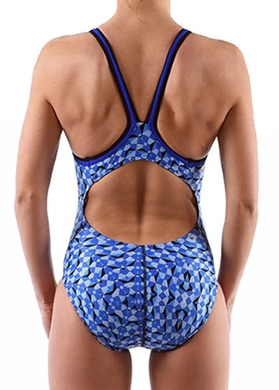 Dolfin Girls Optik Costume - Blue 6 Dolfin Girls Optik Costume - Blue - Image 4