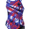 Dolfin Girls Zephyr Swimsuit - Red / White / Blue 1 Dolfin Girls Zephyr Swimsuit - Red / White / Blue -Swim Equipment Shop p9932 775 2 1