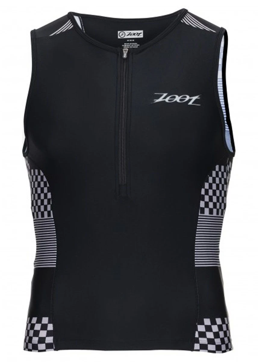 Zoot Suit Men's Performance Tri Tank - Silver Checkers 3 Zoot Suit Men's Performance Tri Tank - Silver Checkers