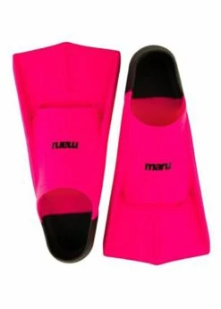 Maru Training Aid Fins - Neon Pink/Black -Swim Equipment Shop pink fin2 upload