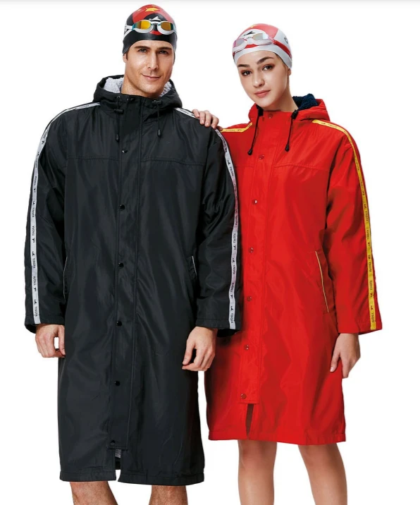 Yingfa 023-4 Swim Parka - Red 5 Yingfa 023-4 Swim Parka - Red - Image 3