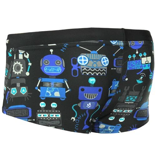 Mad Wave Boys Robots Trunks - Purple / Black 7 Mad Wave Boys Robots Trunks - Purple / Black - Image 5