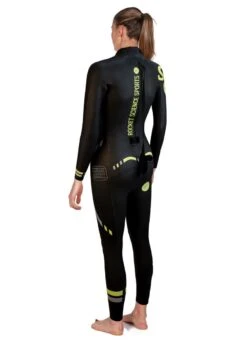 Rocket Science Sports Women's Basics Wetsuit- Black / Yellow -Swim Equipment Shop rocket science 11