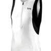TYR Male Competitor Collection Singlet White/Black -Swim Equipment Shop scms6 108