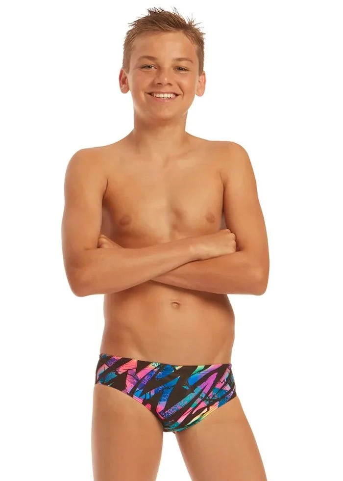 AMANZI Boys Liquid Storm Briefs 3 AMANZI Boys Liquid Storm Briefs