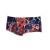 Arena Earth Texture Low Waist Short - Navy/ Red Multi