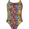 Aquarapid Girls Sirio Circles Swimsuit