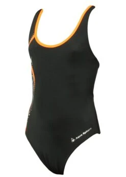 Aquasphere Bliss Girls Swimsuit - Black / Bright Orange