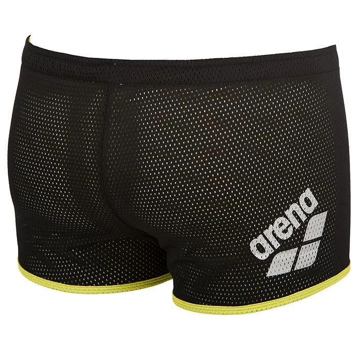 Arena Square Cut Drag Shorts Black/Green Sizes S-XL 4 Arena Square Cut Drag Shorts Black/Green Sizes S-XL - Image 2
