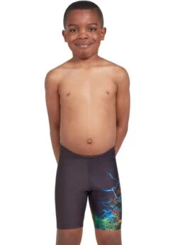 Zoggs Boys Mid Jammer - Squid Ink Print