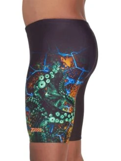 Zoggs Boys Mid Jammer - Squid Ink Print -Swim Equipment Shop squid side