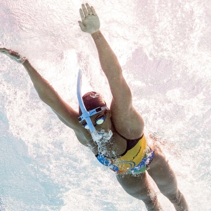 FINIS Glide Snorkel - Ocean Blue 5 FINIS Glide Snorkel - Ocean Blue - Image 3