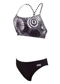 Zoggs Tassles Crossback 2 Piece Swimsuit