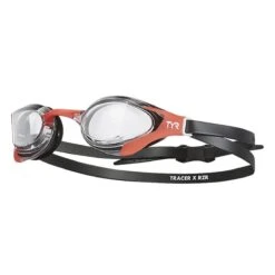 TYR Tracer X RZR Goggles - Clear/ Red/ Black