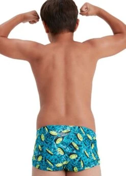 Speedo Boy's Smileys 13cm Brief - Adriatic/ Yellow/ Nordic Teal -Swim Equipment Shop tumbnail 13eb3b49 9976 4a8a 892a d03479e5f2ac 1