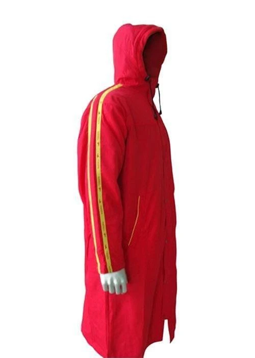 Yingfa 023-4 Swim Parka - Red 4 Yingfa 023-4 Swim Parka - Red - Image 2