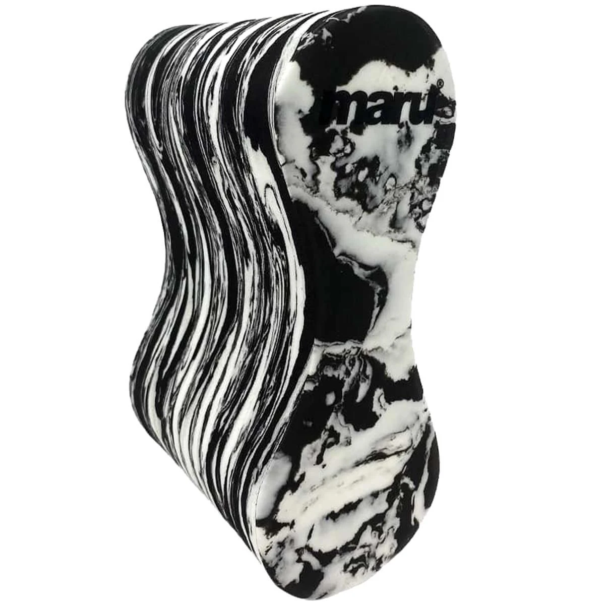 Maru Swirl Pull Buoy - Black/White 3 Maru Swirl Pull Buoy - Black/White