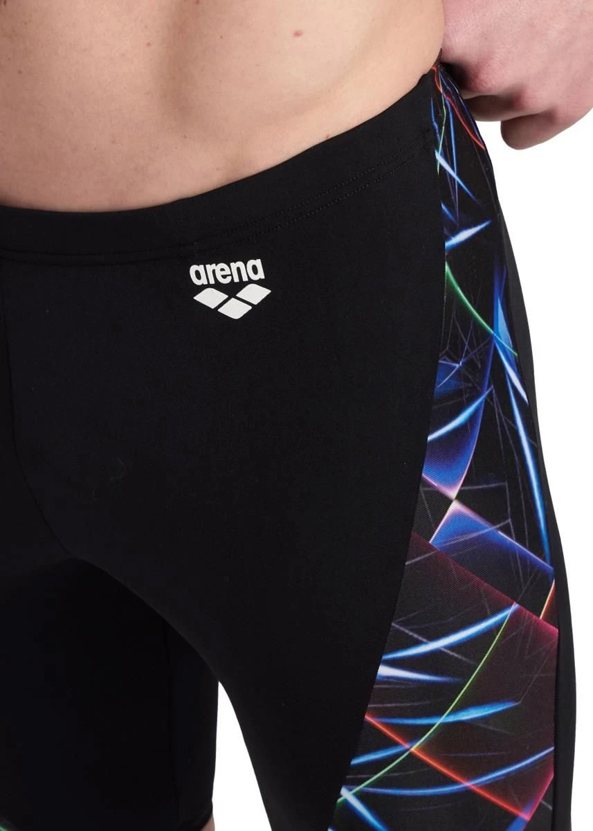 Arena Allover Swim Jammer - Black/Multi 8 Arena Allover Swim Jammer - Black/Multi - Image 6