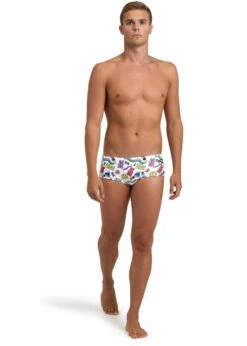 Arena Crazy Gummy Low Waist Swim Short - White/Multi -Swim Equipment Shop tumbnail 25f33988 6d1a 4e11 881a 8edf01fd75ed